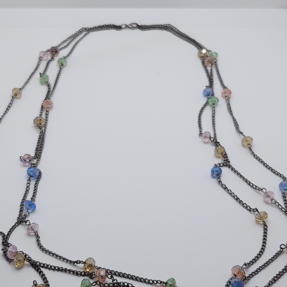 Multicolor Beaded Necklace - image 2